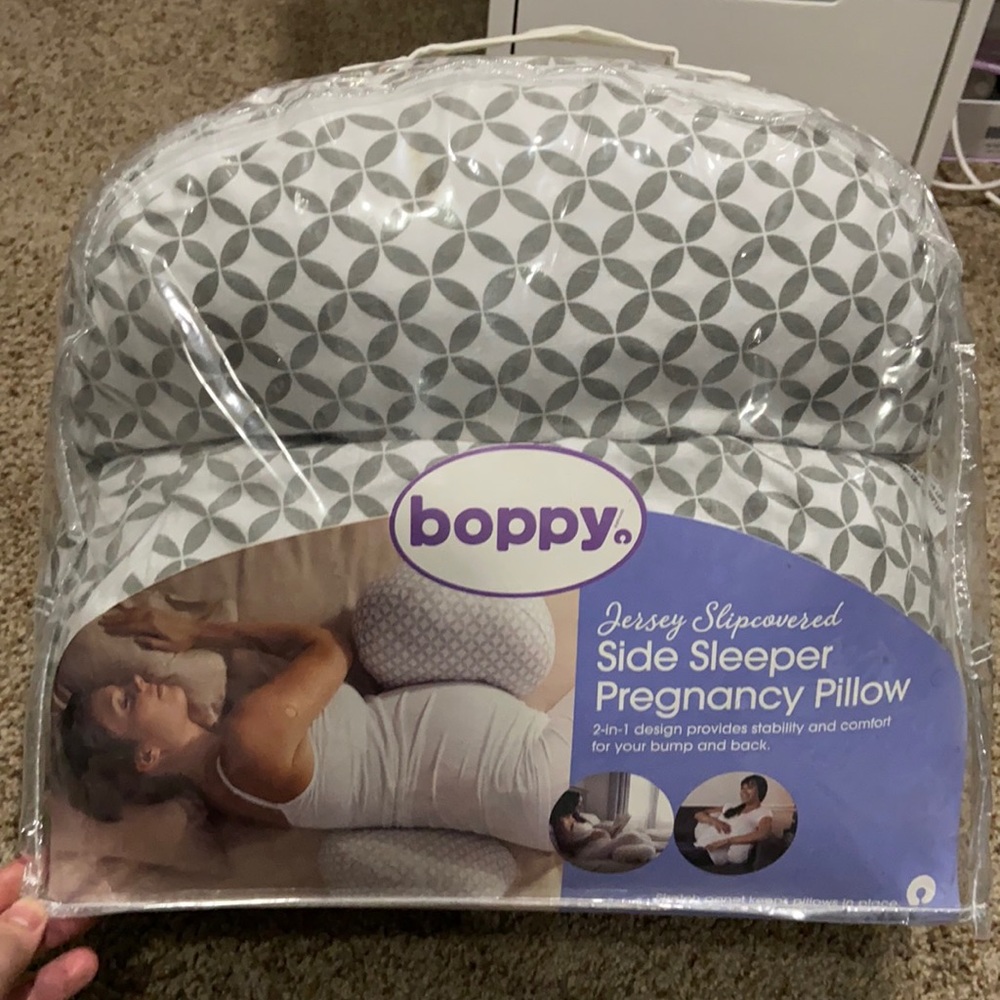 Boppy side sleeper pregnancy pillow